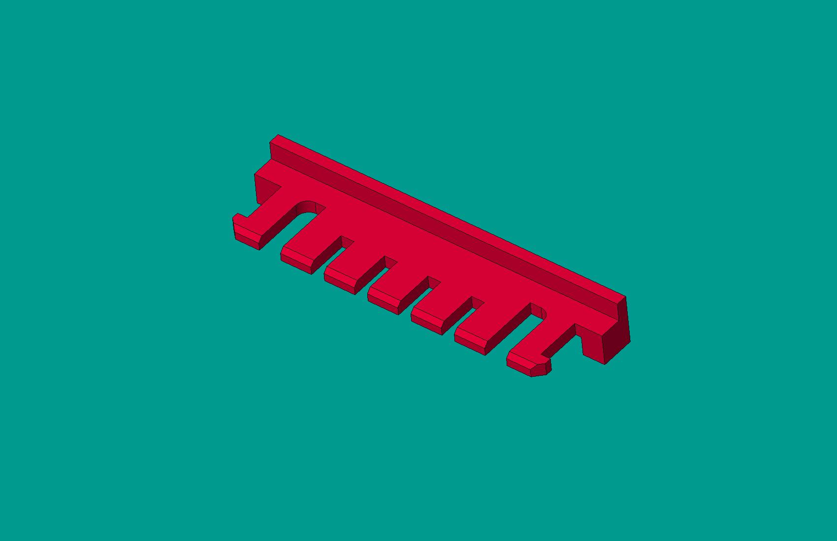 2.0間距，A2008S-7鎖片紅色