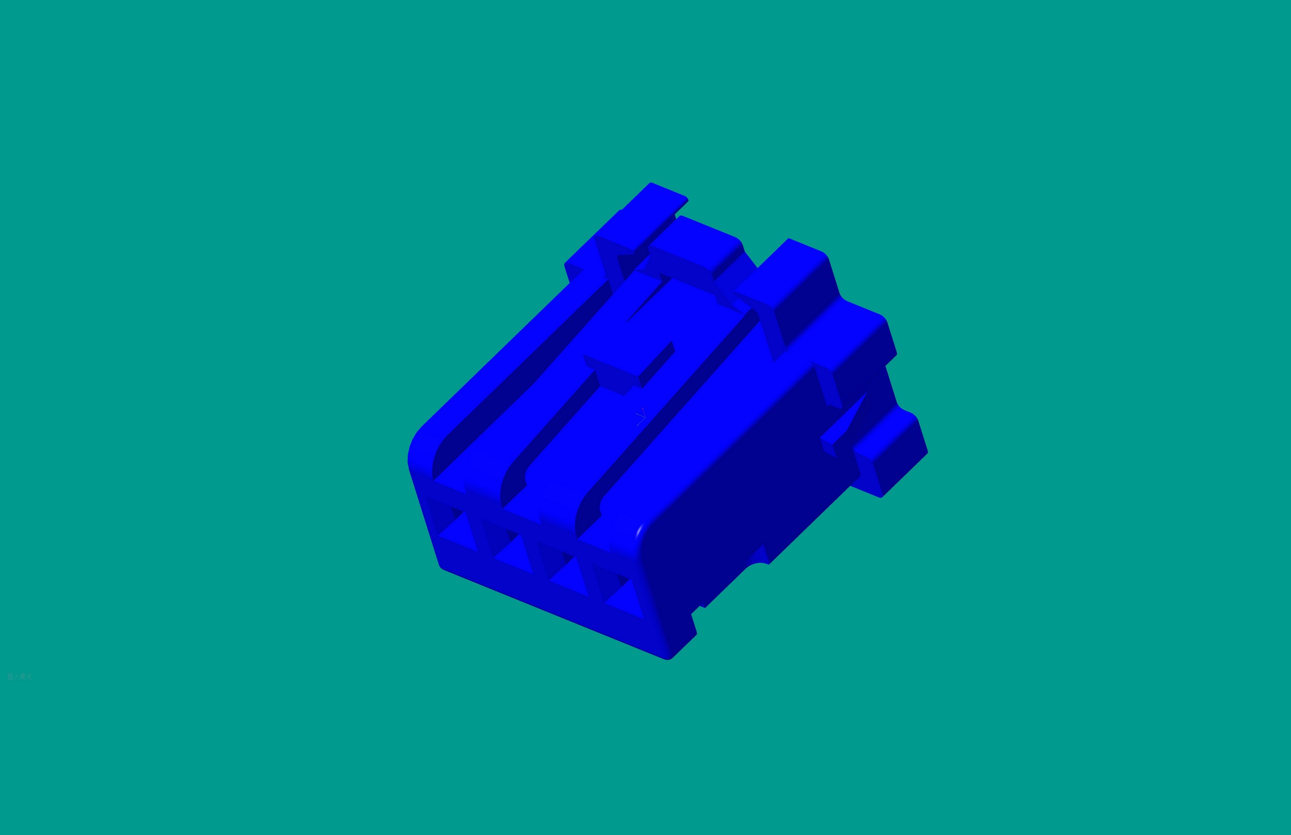 2.0間距，PNIRP-04V-S藍(lán)色
