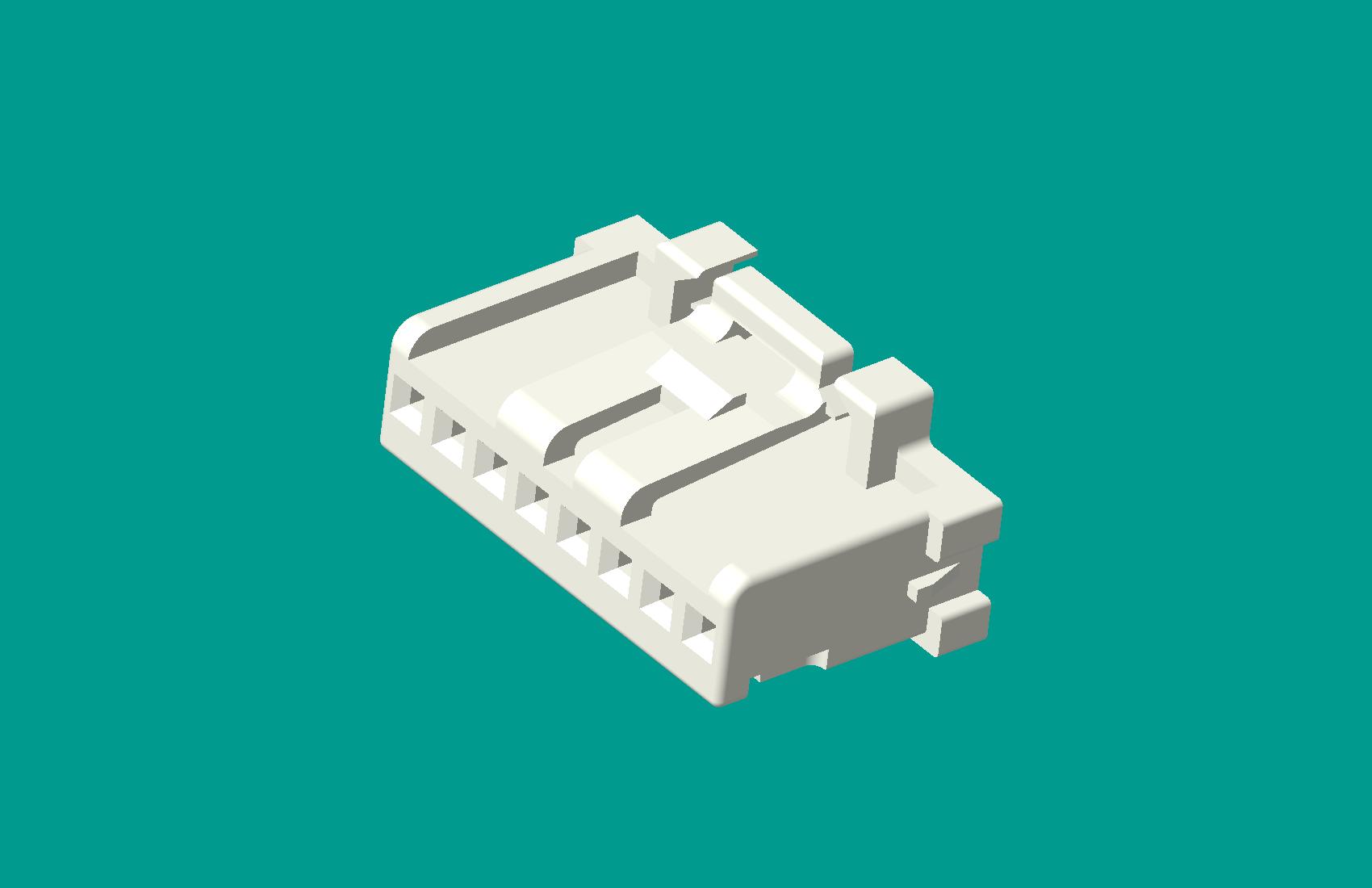 2.0間距，PNIRP-08V-S白色