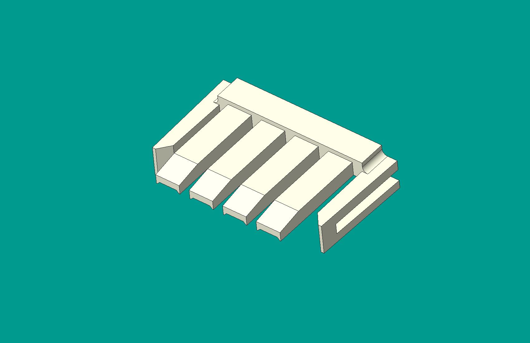 2.0間距，PNIS-04V鎖片