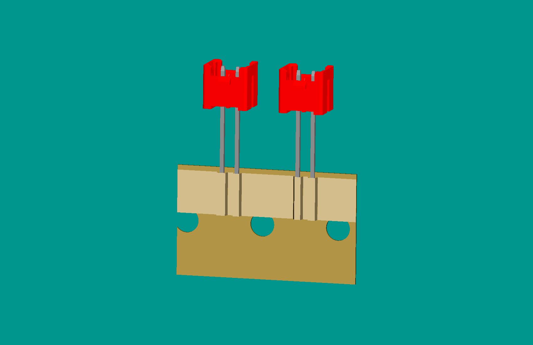 XH不分正反帶扣-2A(紅色普通PA66) 編帶